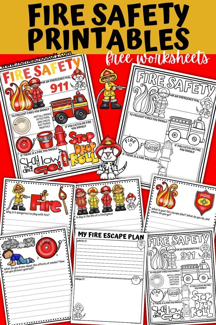 Free Printable Printable Fire Safety Worksheets