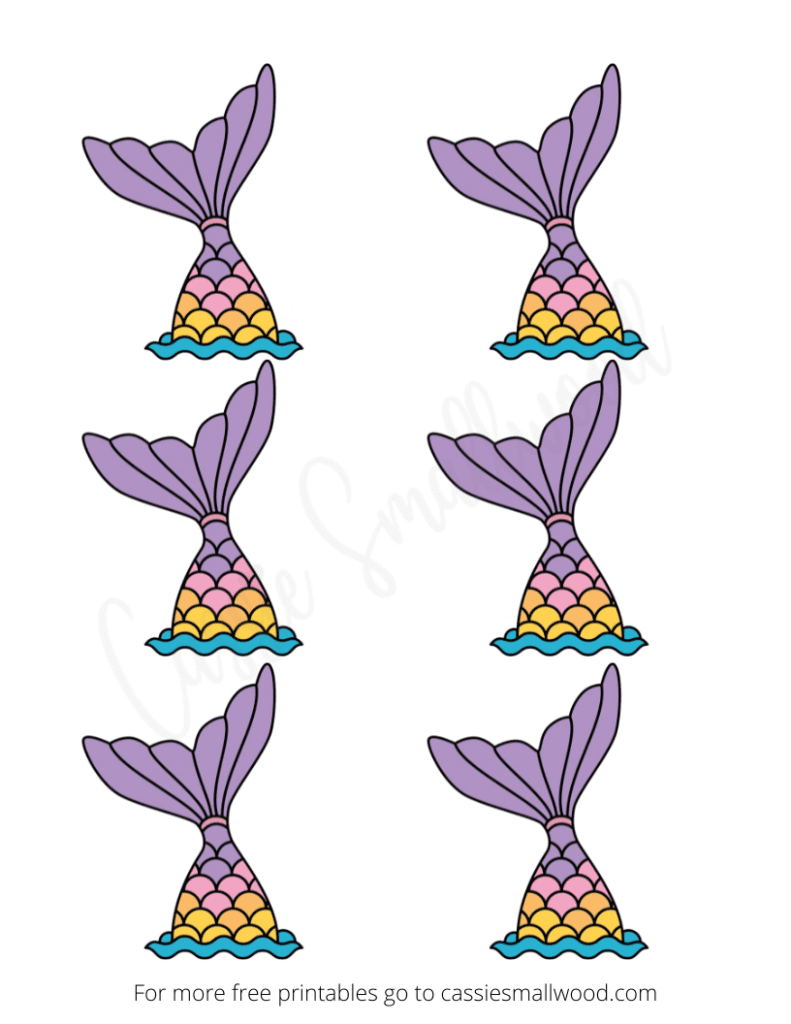 17 Cute Mermaid Templates Cassie Smallwood