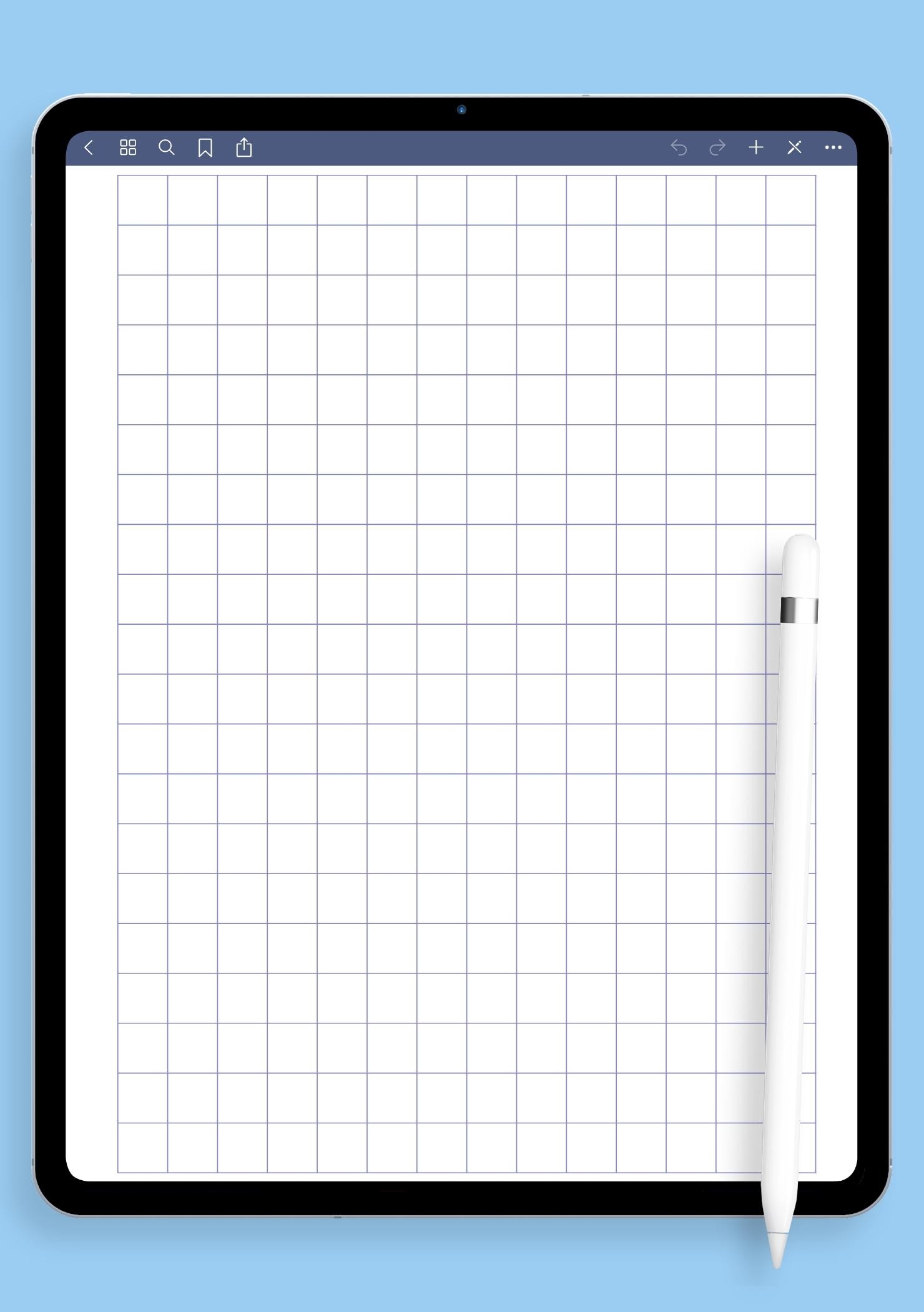 Graph Paper 1cm Printable
