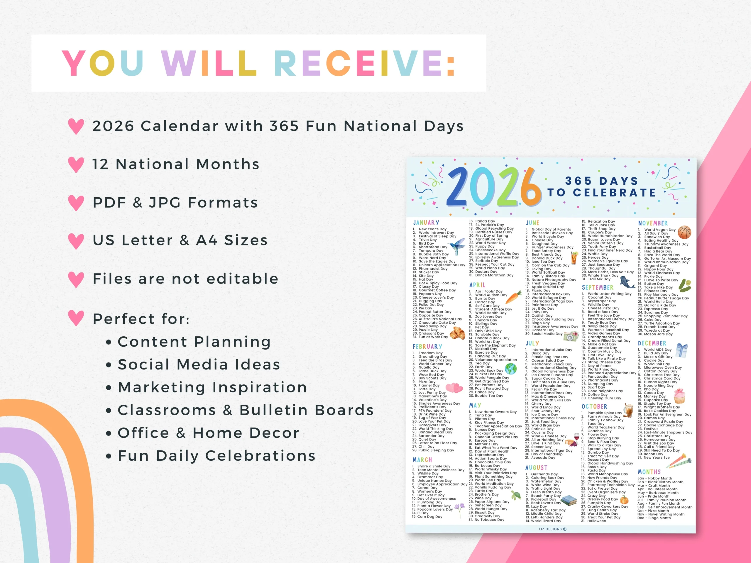 National Day Of Calendar 2026