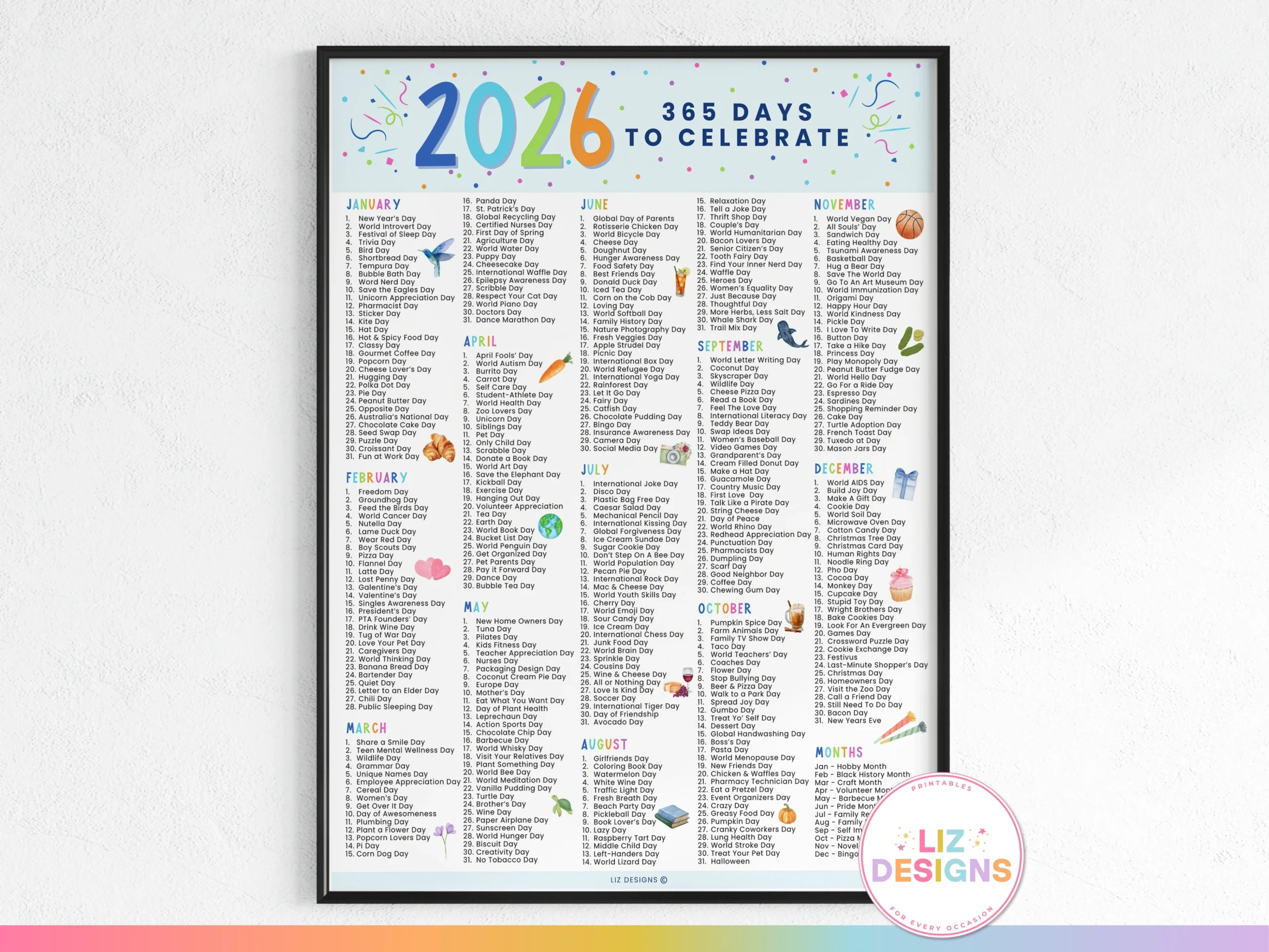 2026 National Days Calendar