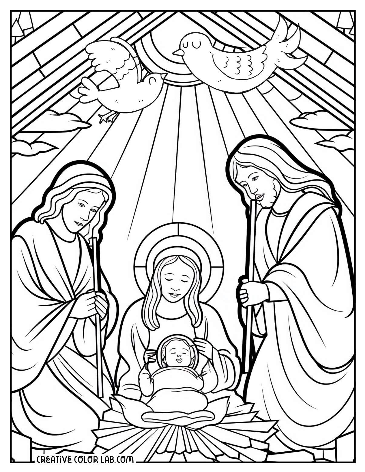 24 Jesus Coloring Pages Free PDF Printables