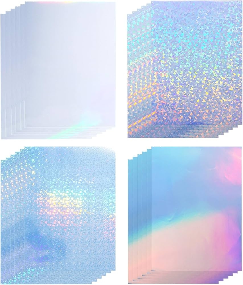 24 Sheets Printable Vinyl Sticker Paper A4 Size 21 X 29 7 Cm 