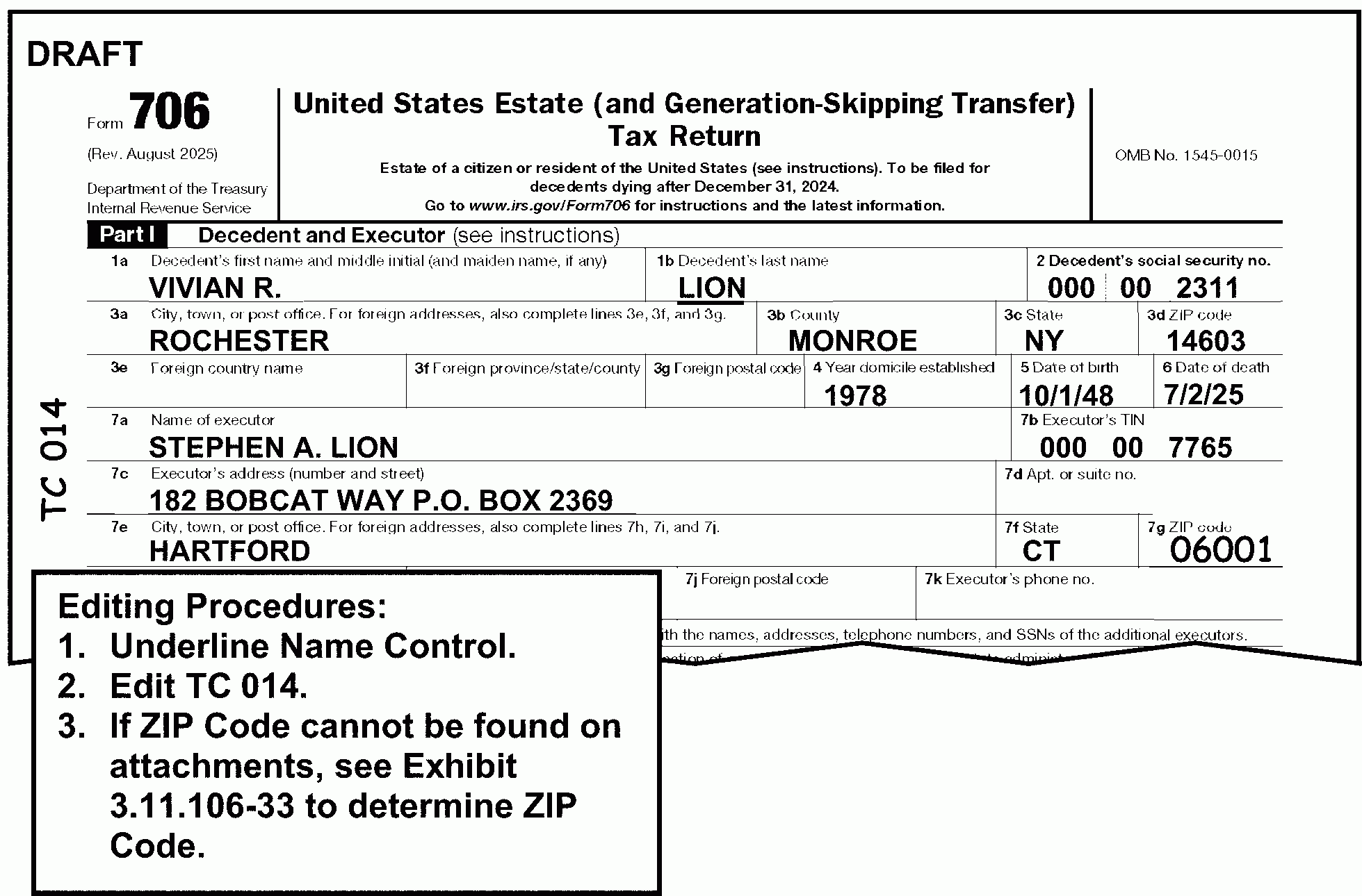 3 11 106 Estate And Gift Tax Returns Internal Revenue Service
