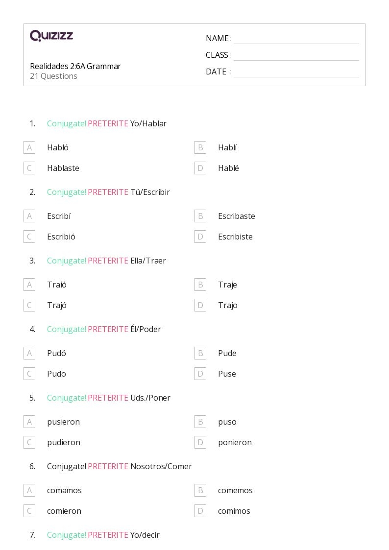 50 Grammar Worksheets For 10th Grade On Quizizz Free amp Printable