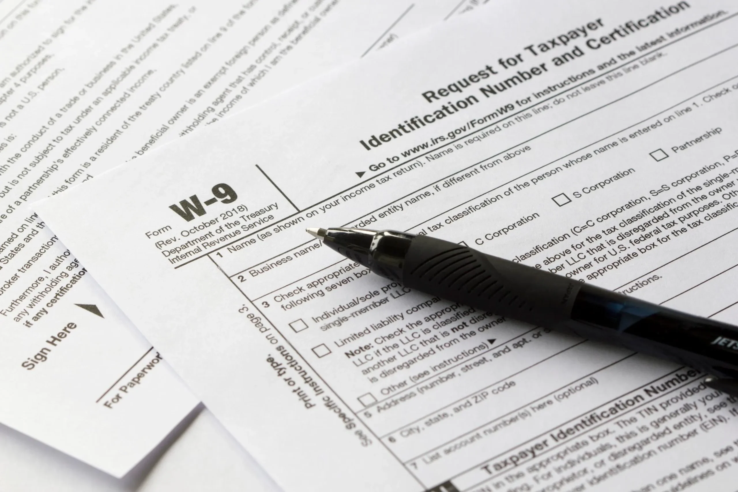A First Look At Form W 9 Updated To Include Info For Reporting 