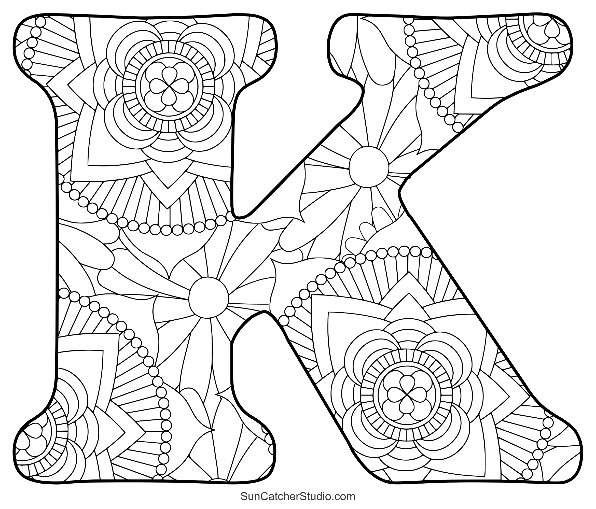 ABC Coloring Pages Free Alphabet amp Letter Colouring Sheets 
