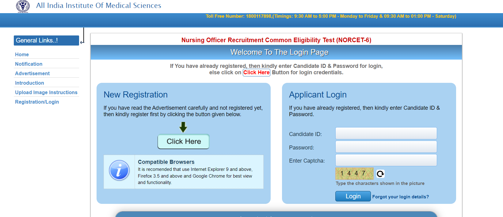 AIIMS NORCET Application Form 2024 Released Steps To Apply Online