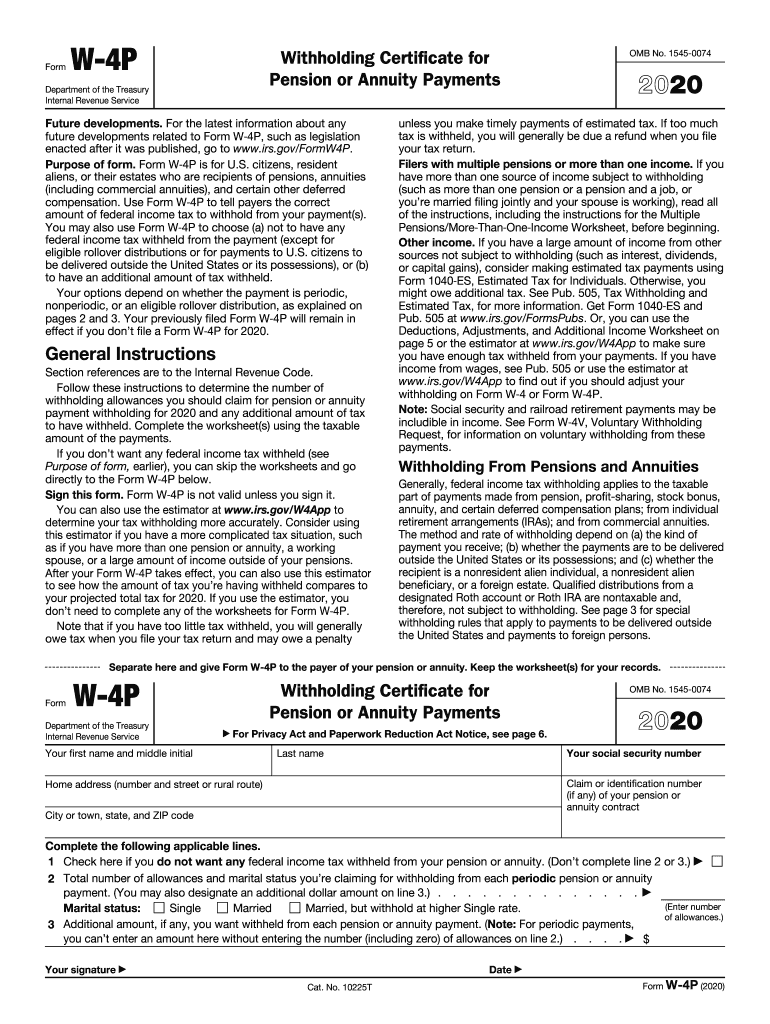 Blank W4P Form 2025 Printable