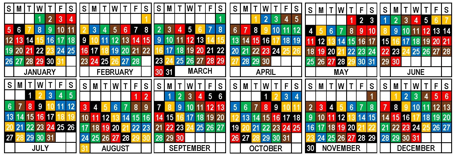 Nalc Calendar 2026 With Holidays Printable