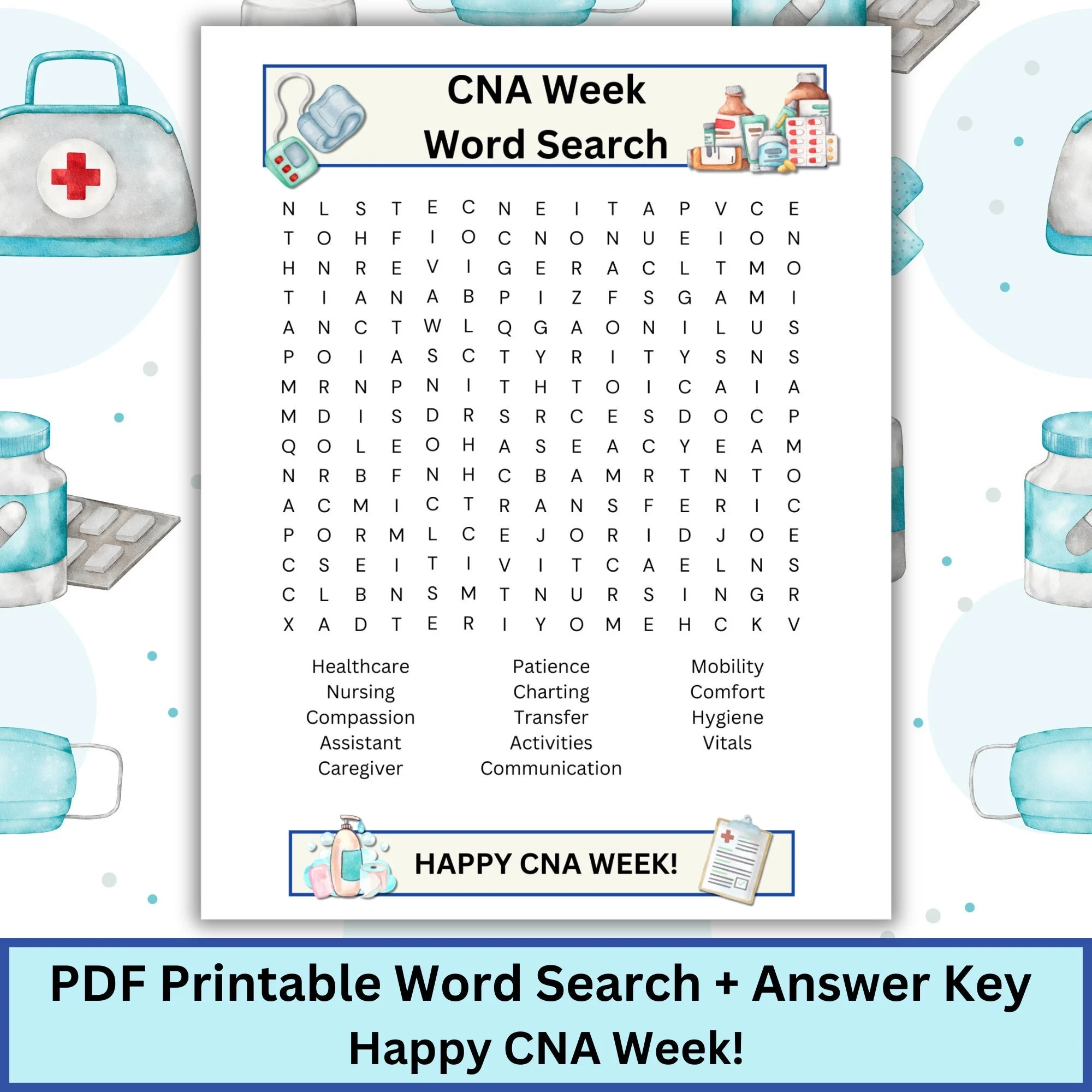 Cna Crossword Puzzles Free Printable