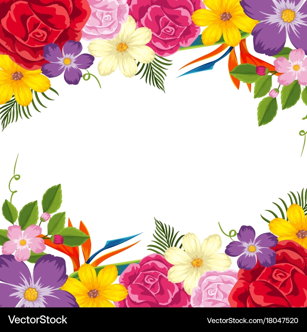 Flower Border Printable Free
