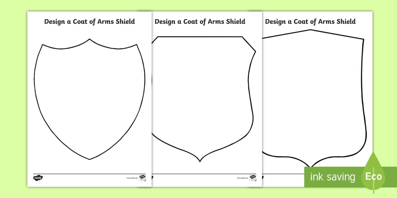 Printable Family Crest Template