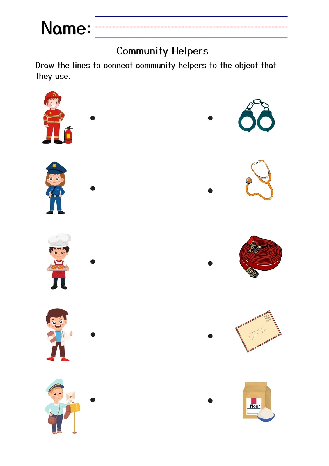Customize 31 Kindergarten Community Helpers Worksheets Templates 