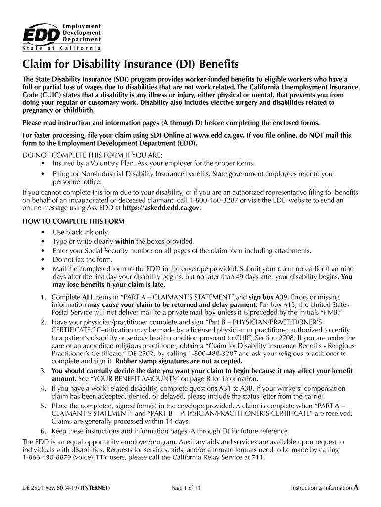 De 2501 Form Fill Out amp Sign Online DocHub