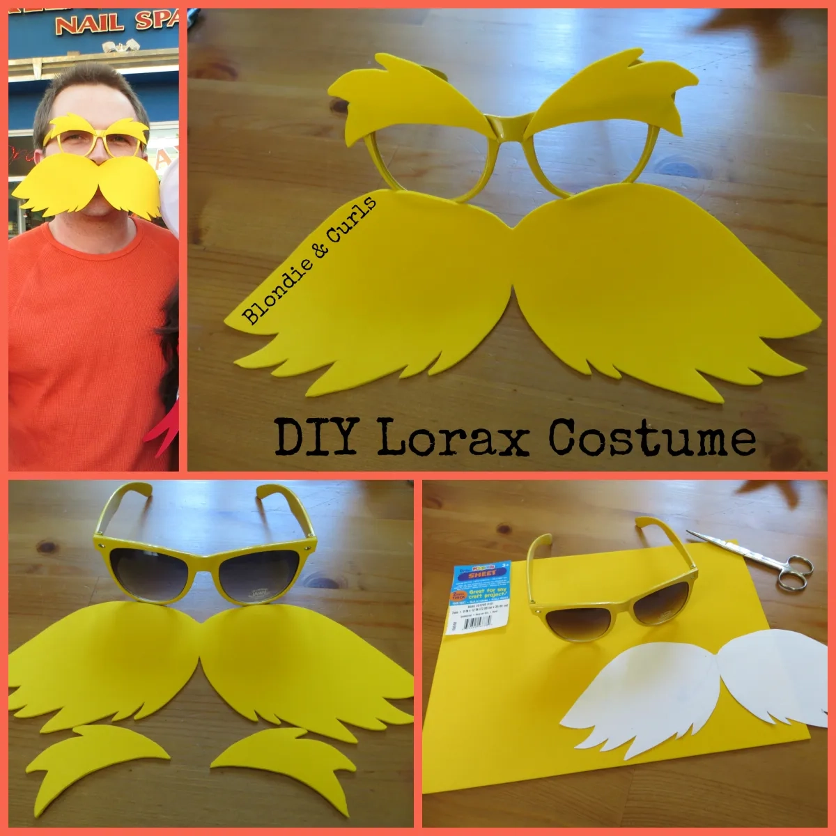 DIY Lorax Costume Blondie amp Curls