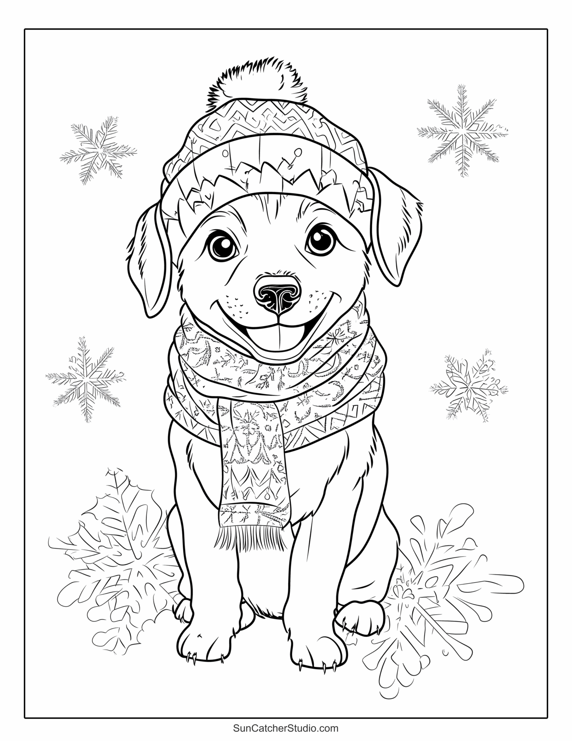 Dog And Puppy Coloring Pages And Coloring Sheets Free Printables 