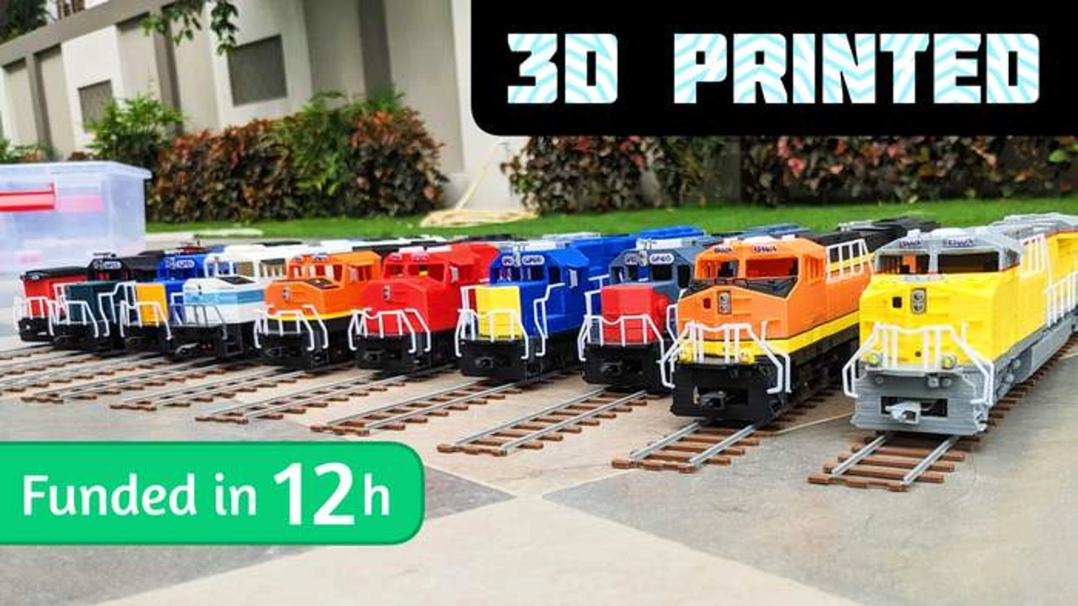 Dragon Railway V2 3D Print Your Own Model Trains By RamBros 3D 