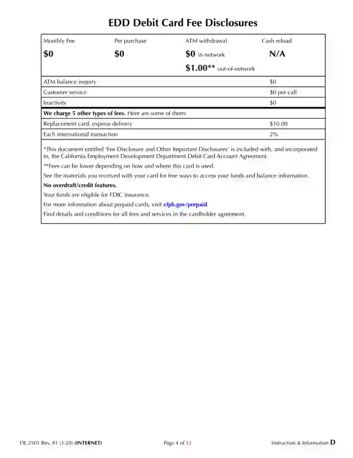 Form De 2501 Part B