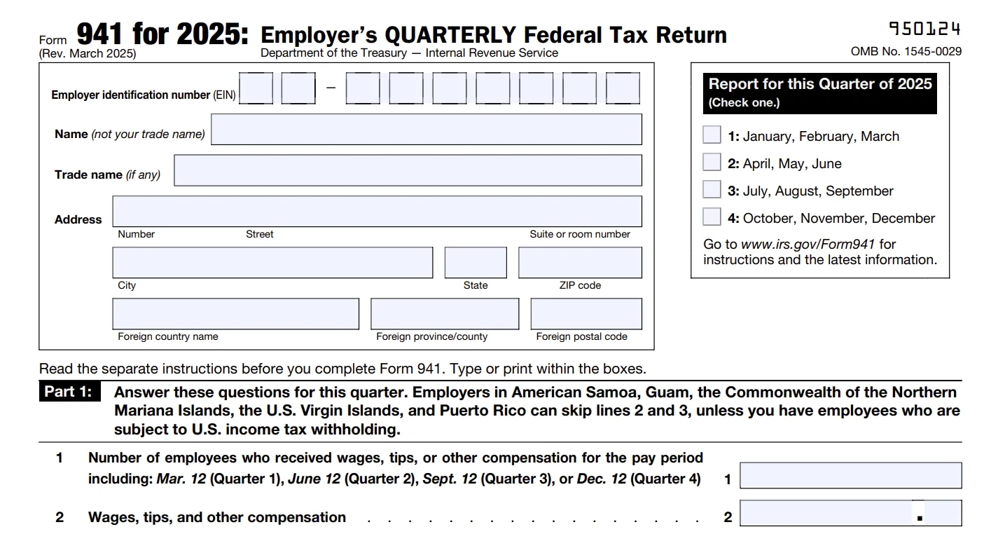 Fillable Form 941 Create Fill Out amp Sign Online