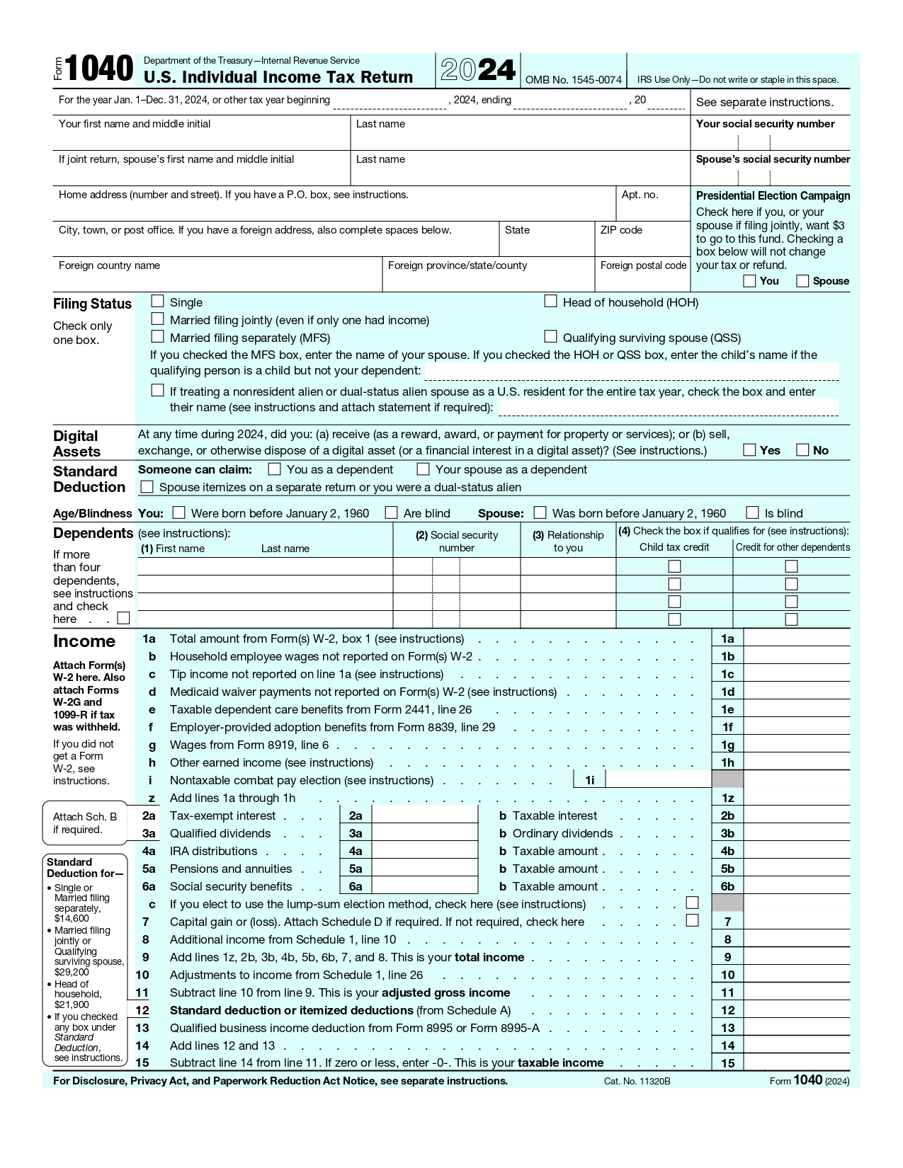 Irs Form Extension To File 1040