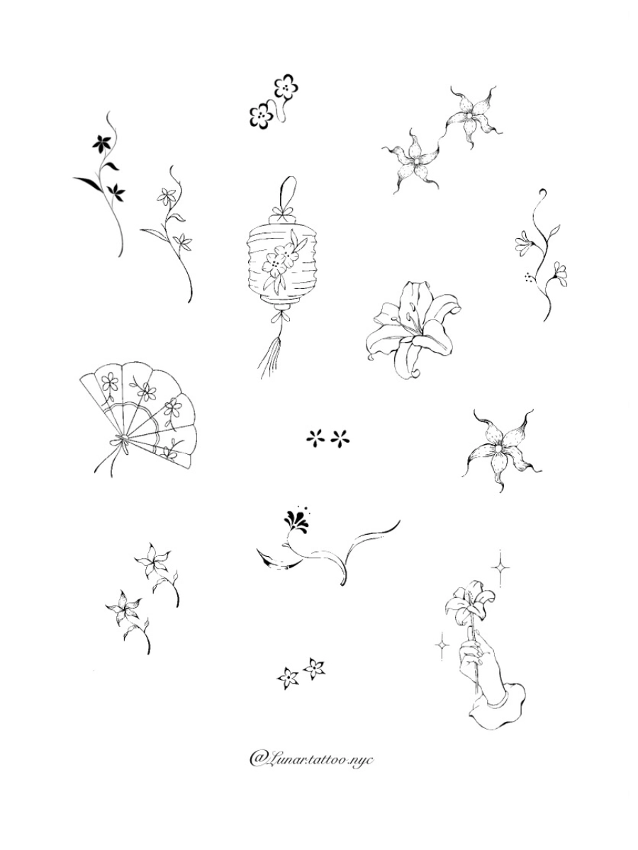 Easy Flower Tattoo Ideas