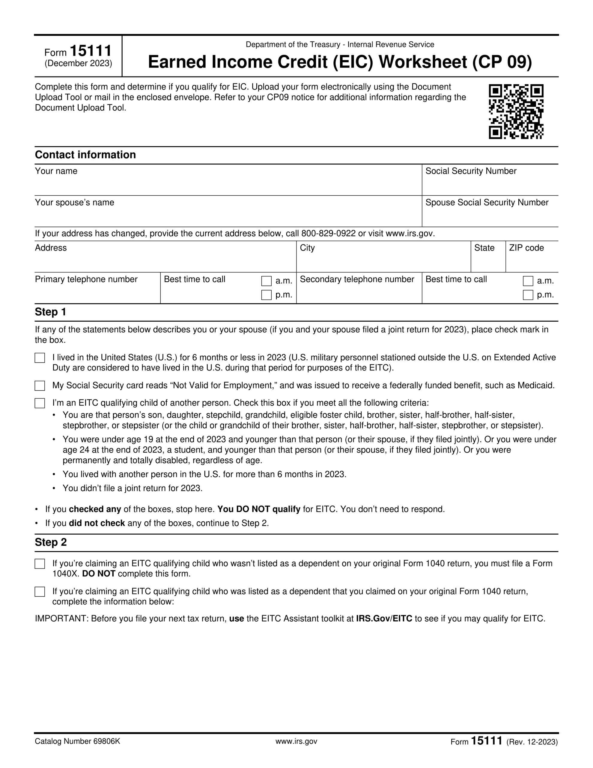 Form 15111 2024 2025 Fill Official Forms PDF Guru