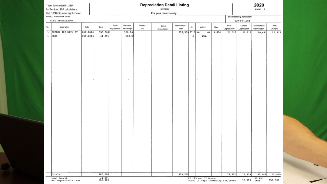 Form 3115 Applying A Cost Segregation Study On A Tax Return