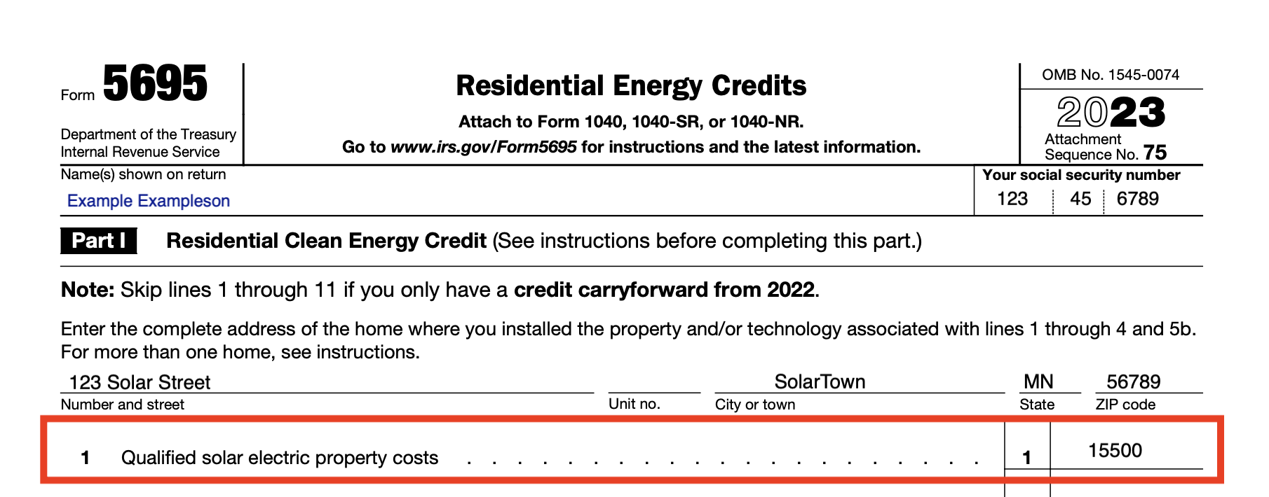 Printable Form 5695