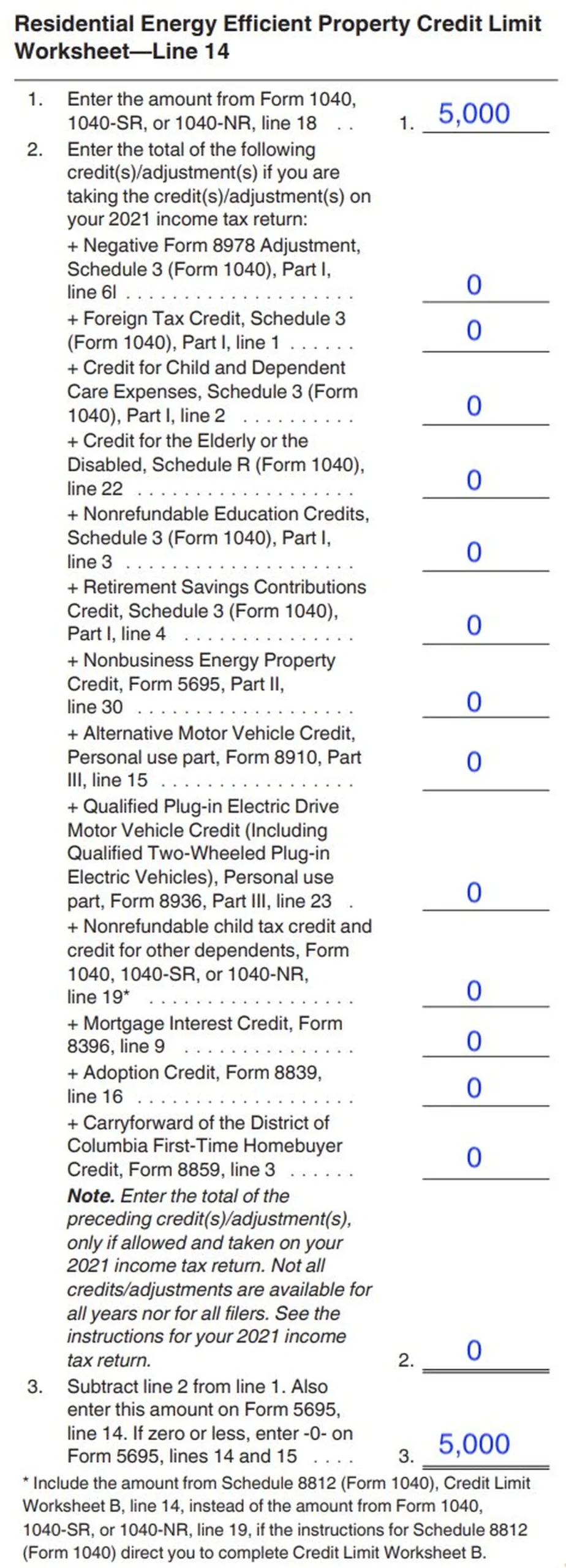 Irs Form 5695 2026
