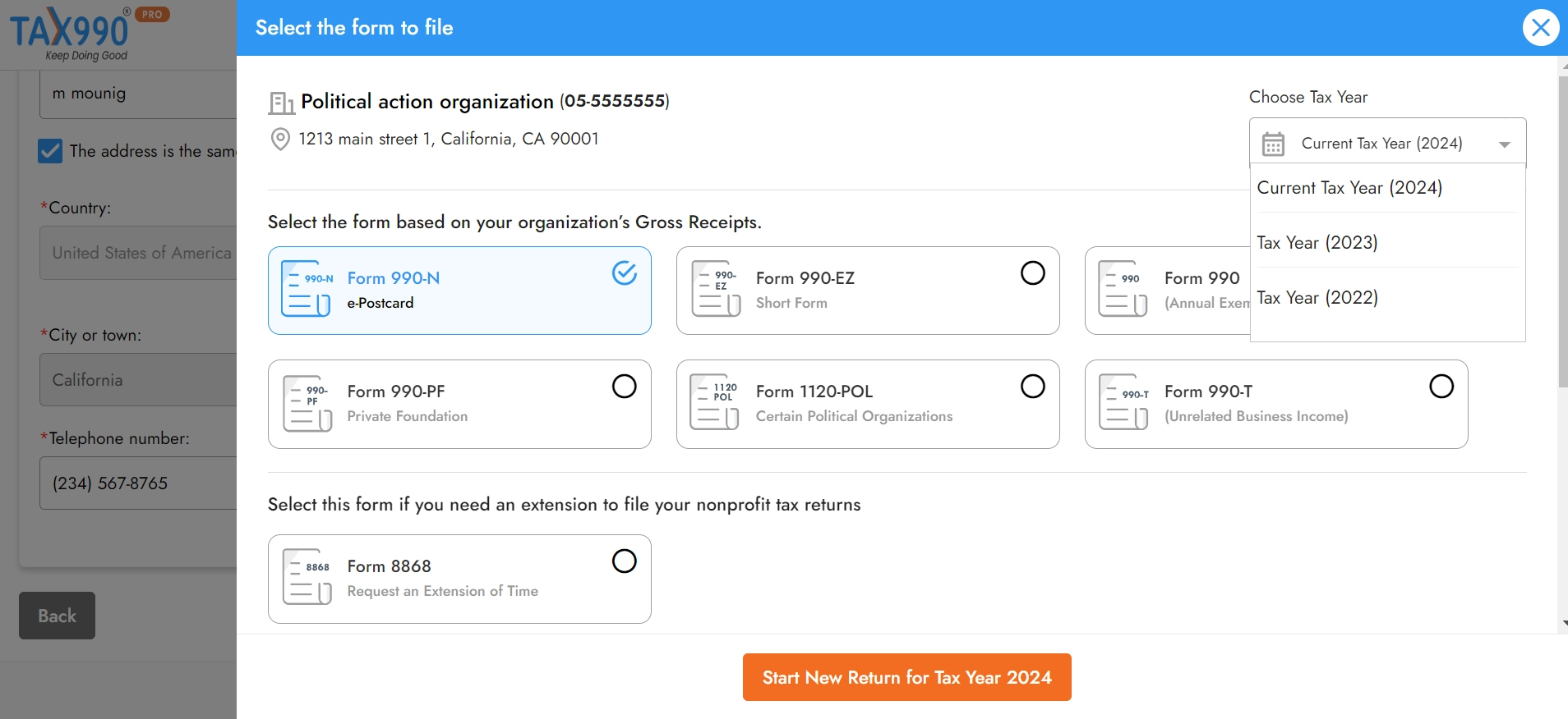 4 Irs Gov Epostcard Secure 990n Forms