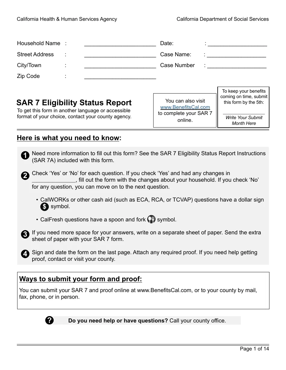 Form SAR7B Fill Out Sign Online And Download Fillable PDF 