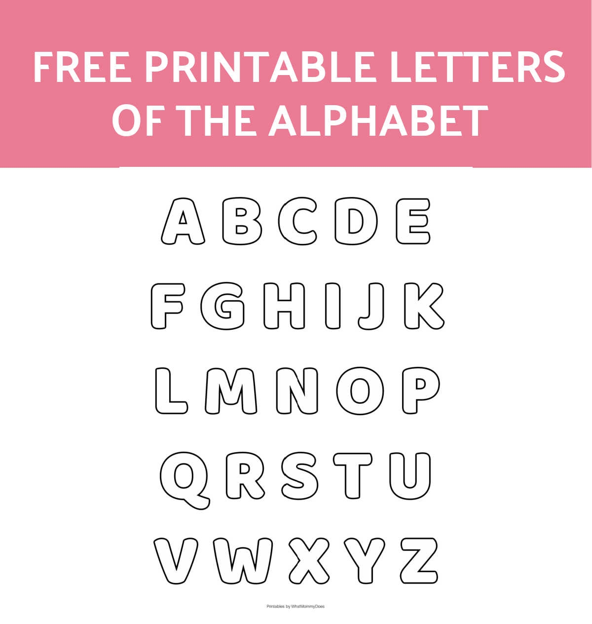 Free Stencil Letter Printable 8 In