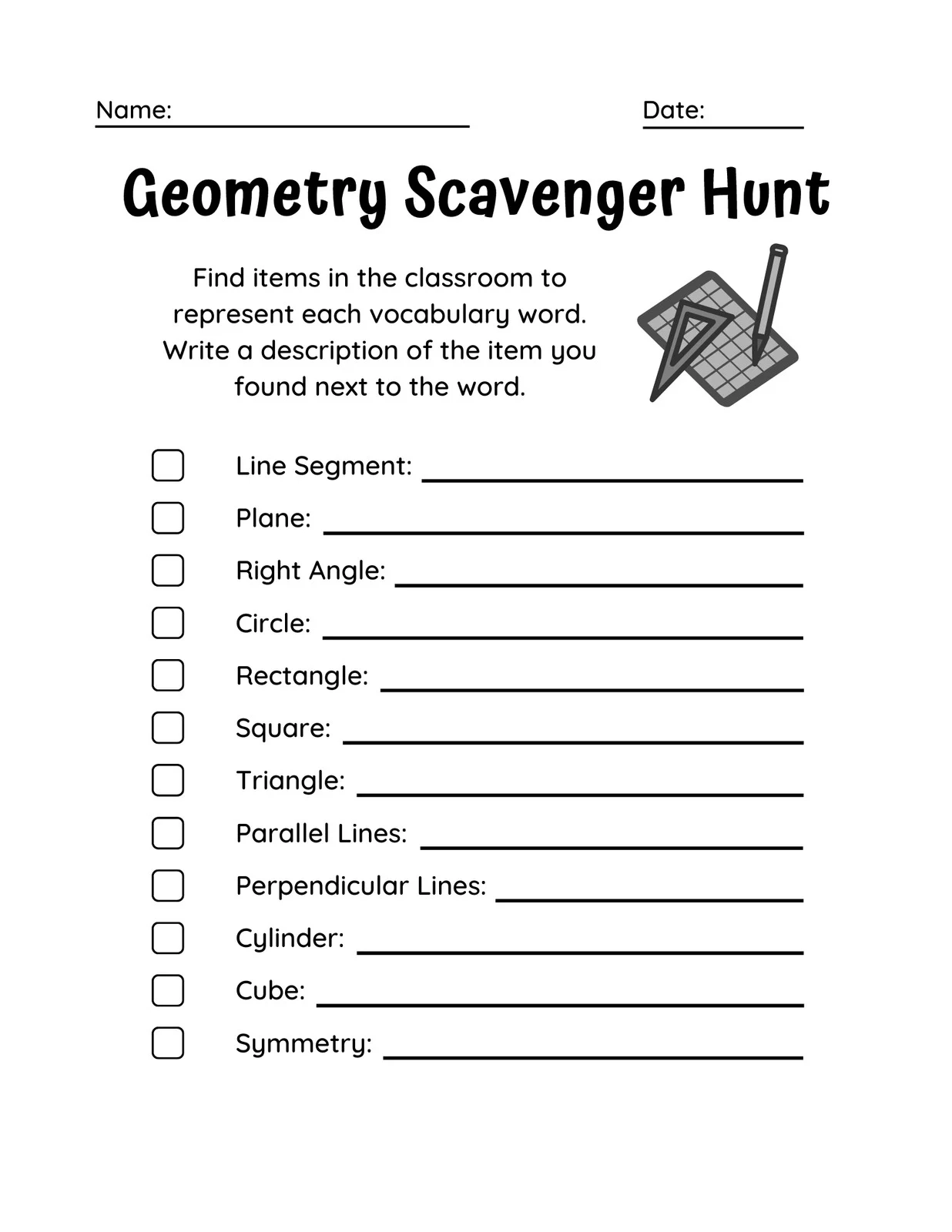 Free And Customizable Scavenger Hunt Templates