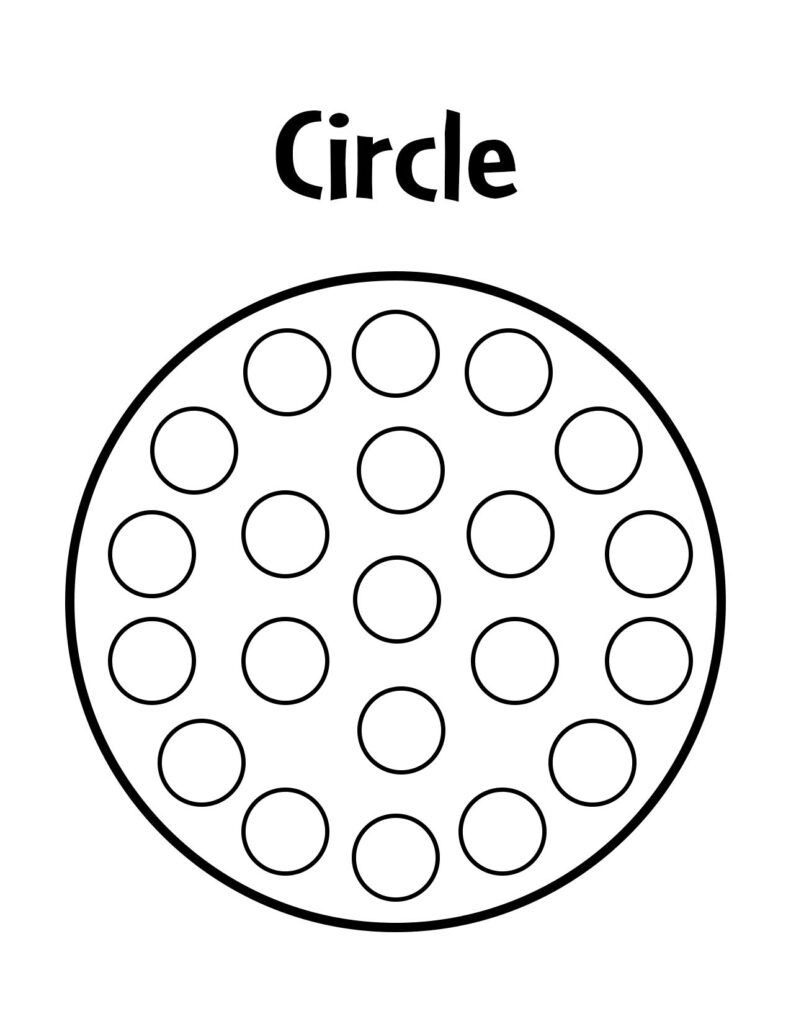 Free Printable Circle Shape Worksheets