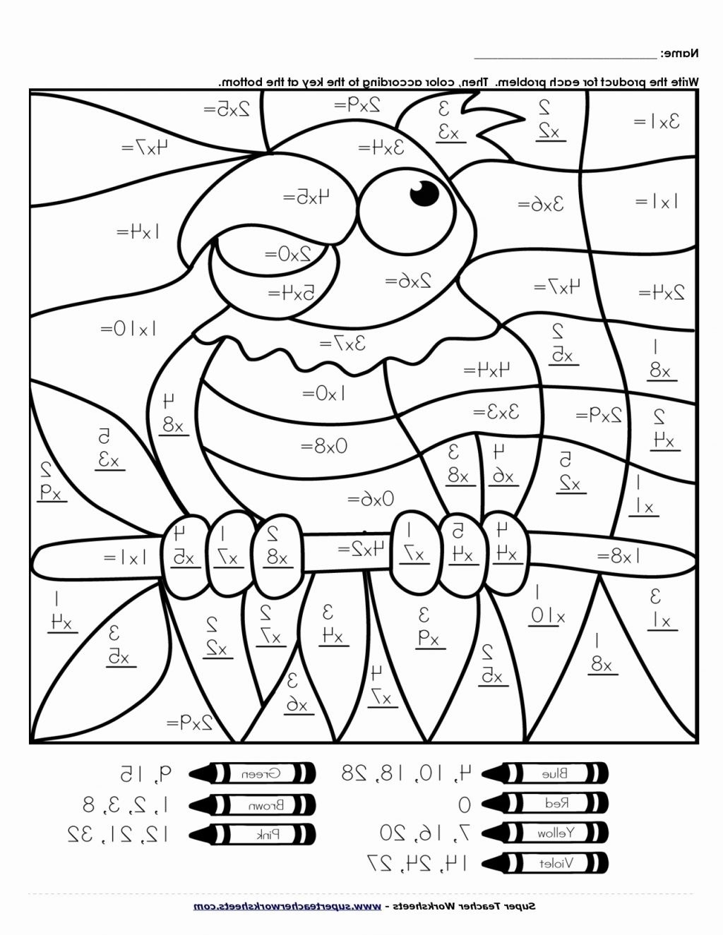 Free Coloring Math Worksheet 4th Grade Download Free Coloring 