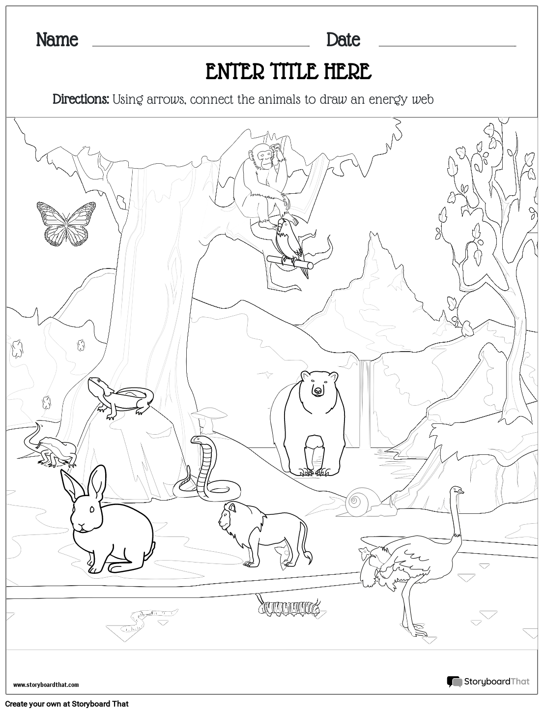Free Free Printable Ecosystem Worksheet Download Free Free 