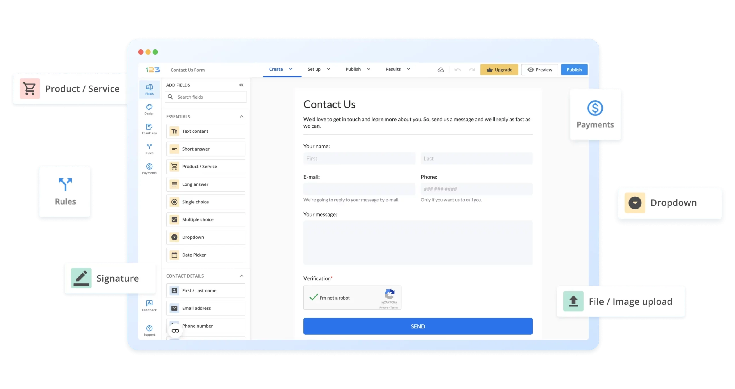 Free Online Form Builder Form Creator 123FormBuilder