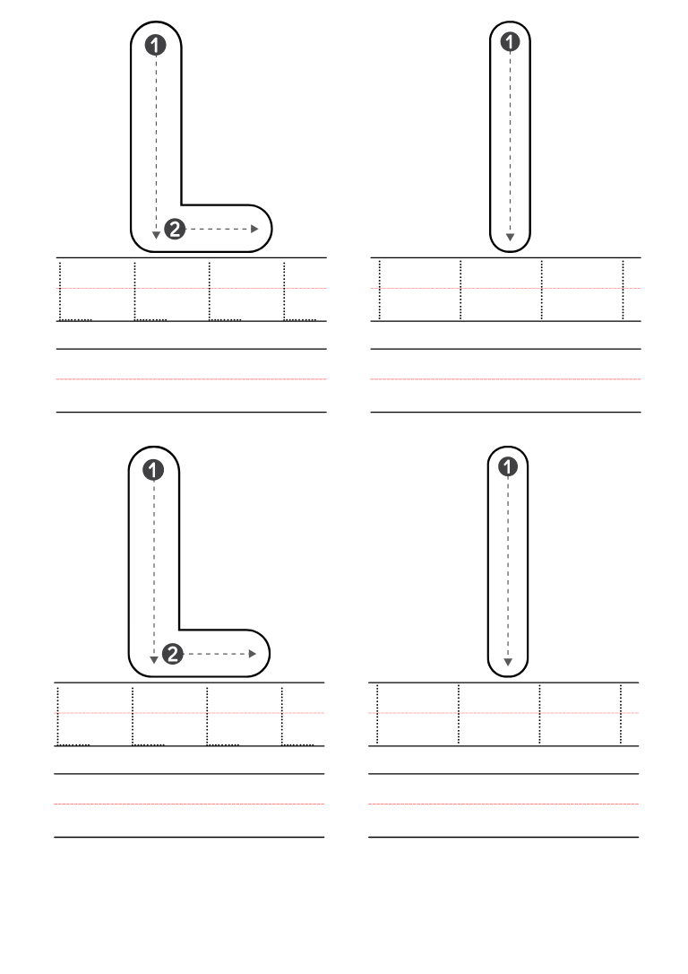 Free Preschool Letter L Worksheets Printable PDF