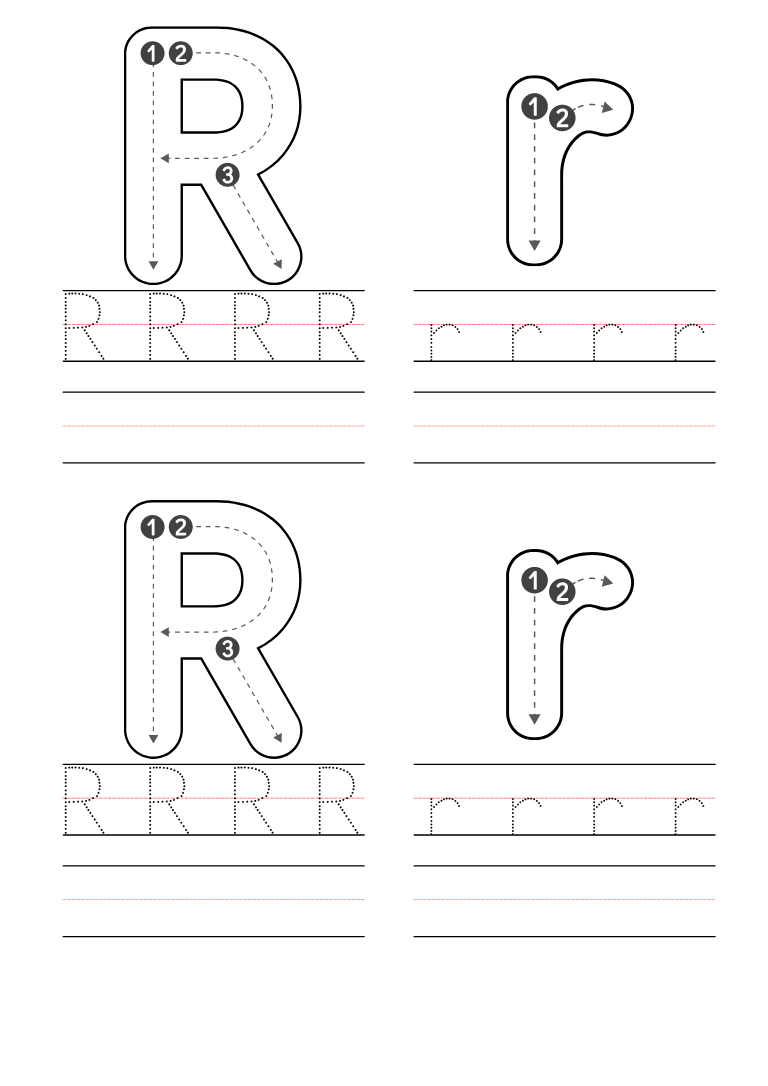 The Letter R Worksheet
