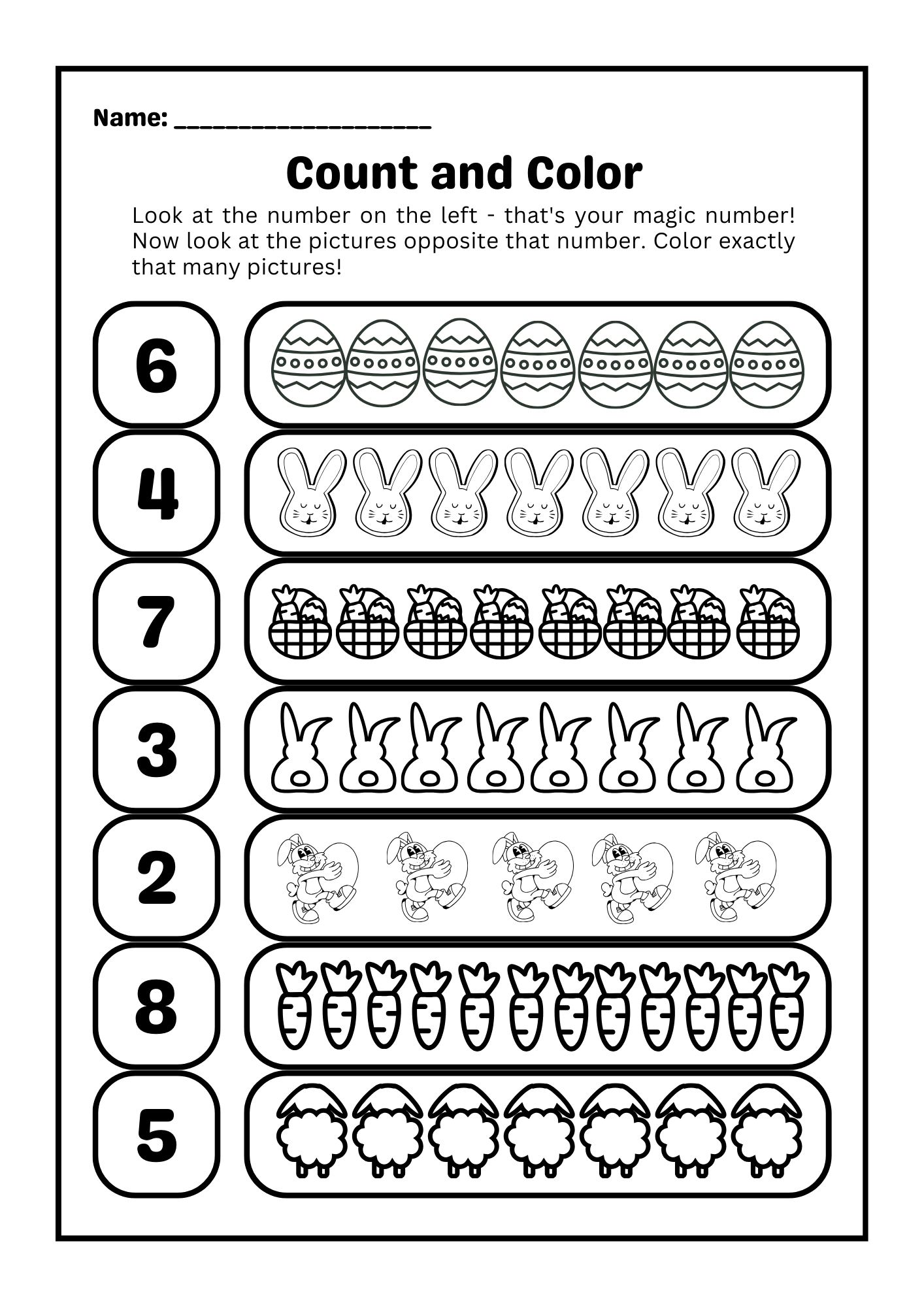 Worksheets For Kids Free Printables