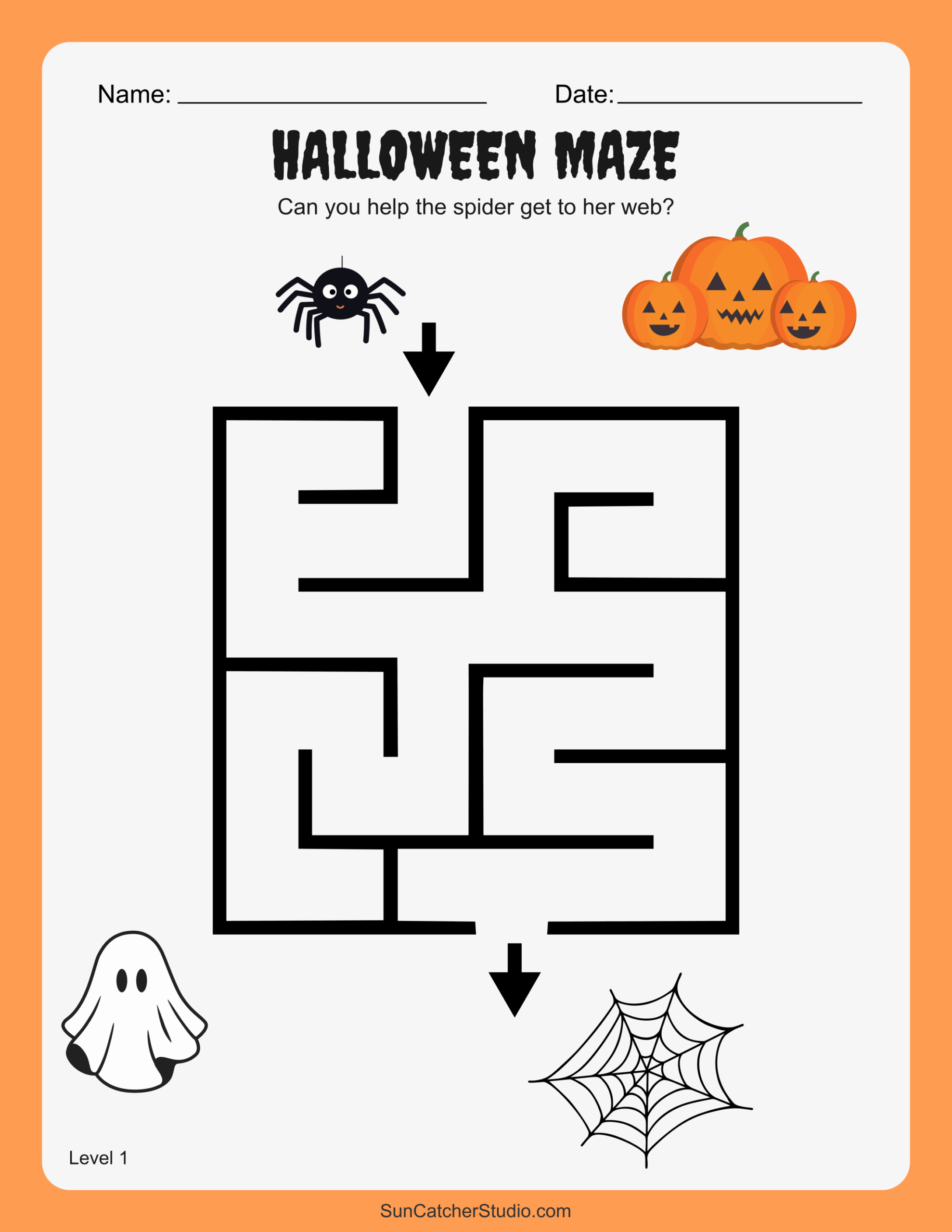 Halloween Puzzles Printable Free