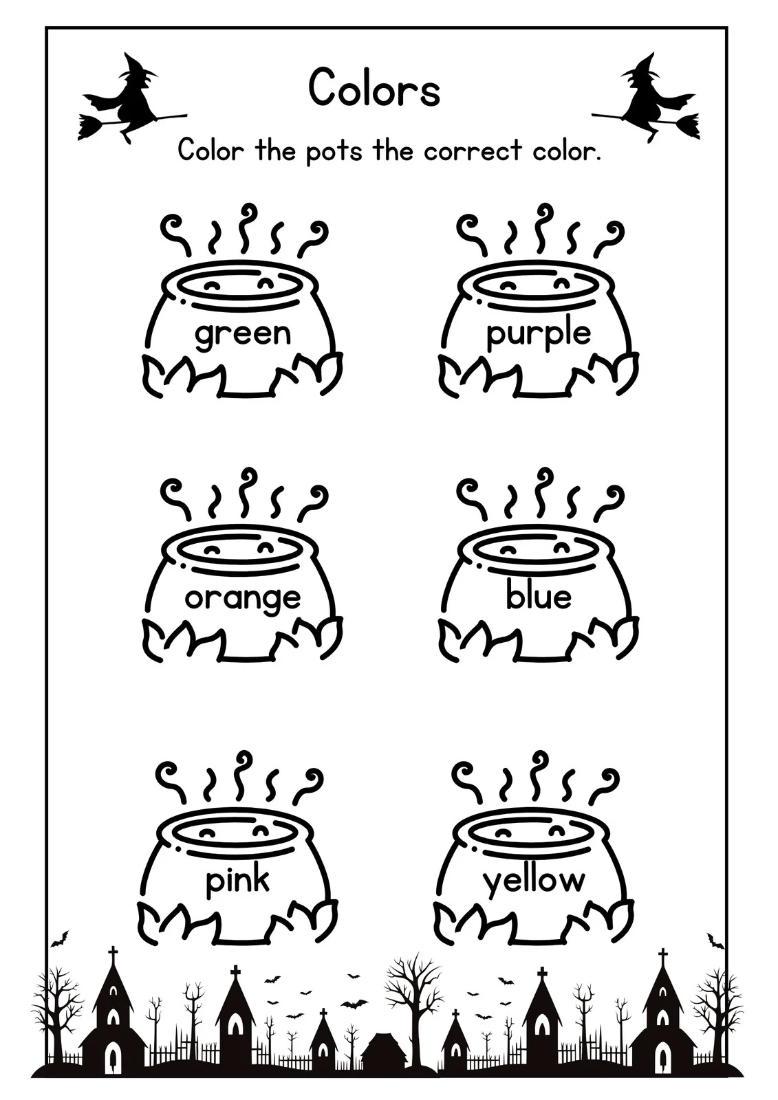 Halloween Printable Worksheets For Kids