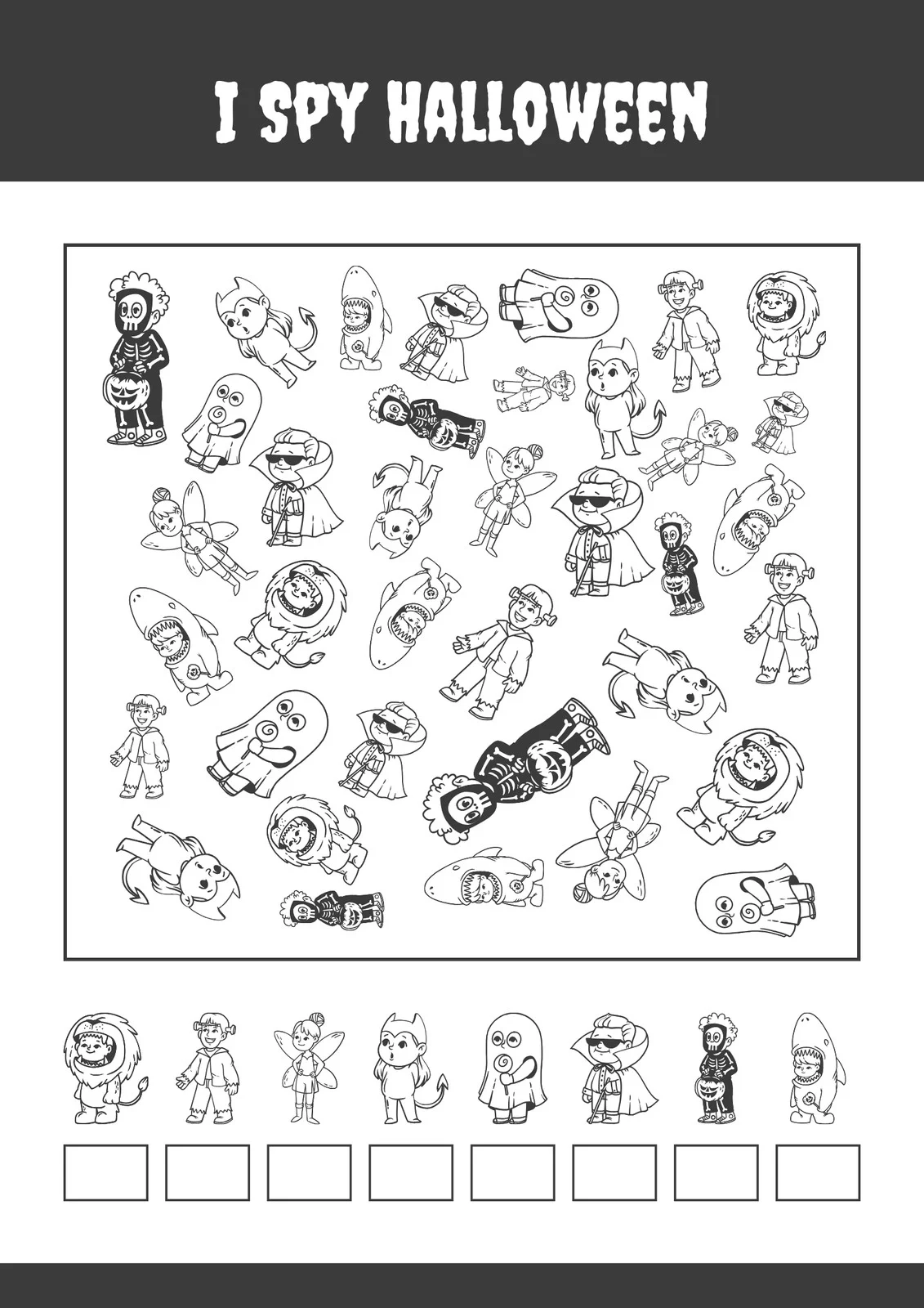 Halloween Activities Printables Free