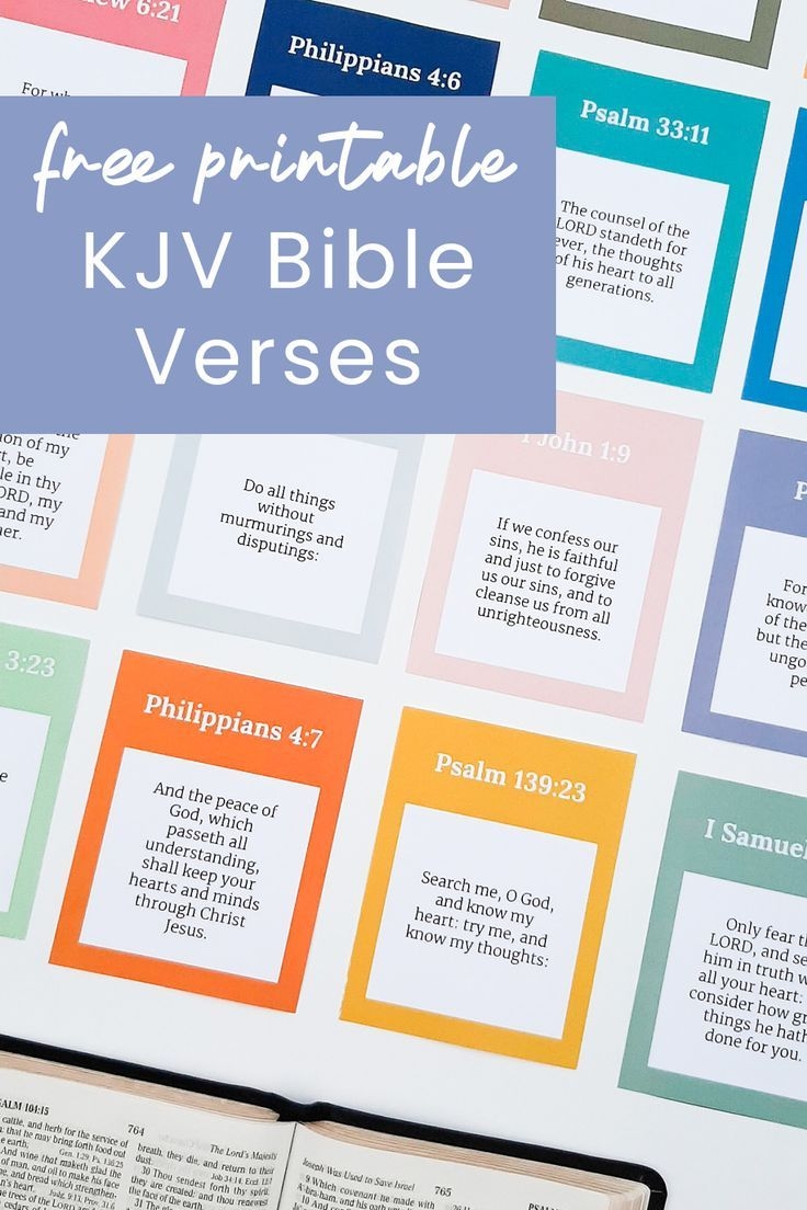 Free Printable Kjv Verses