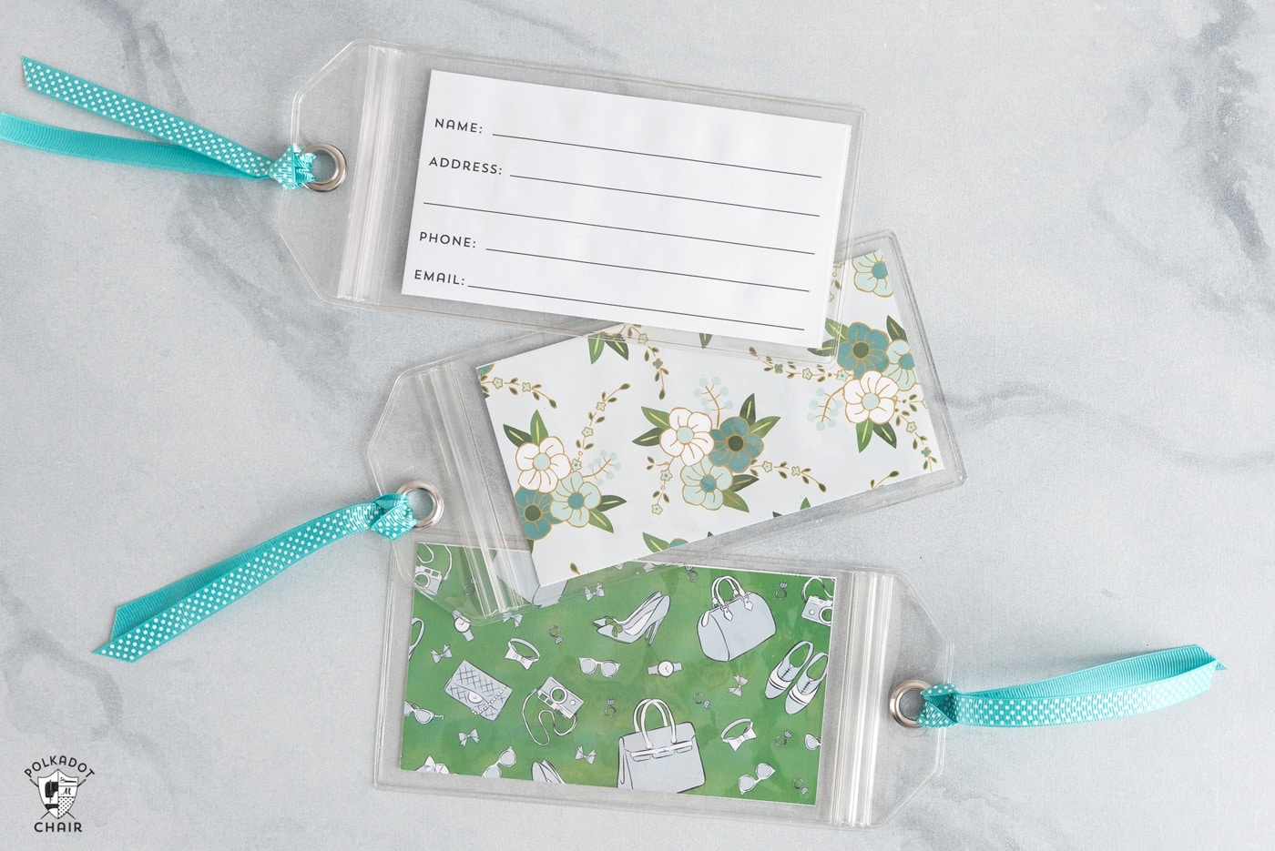 Free Printable Luggage Tag Template Word