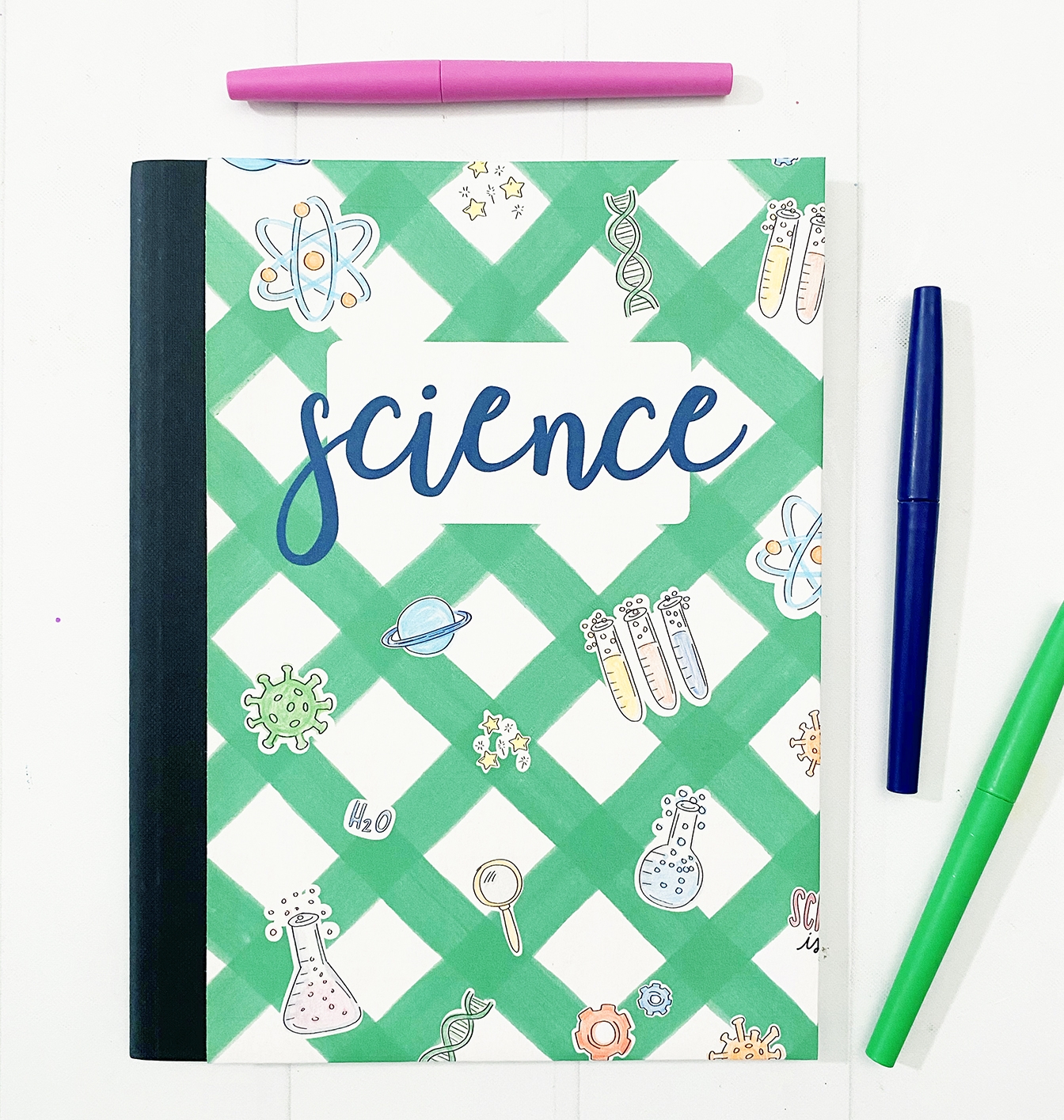 FREE Printable Math And Science Notebook Covers Pineapple Paper Co 