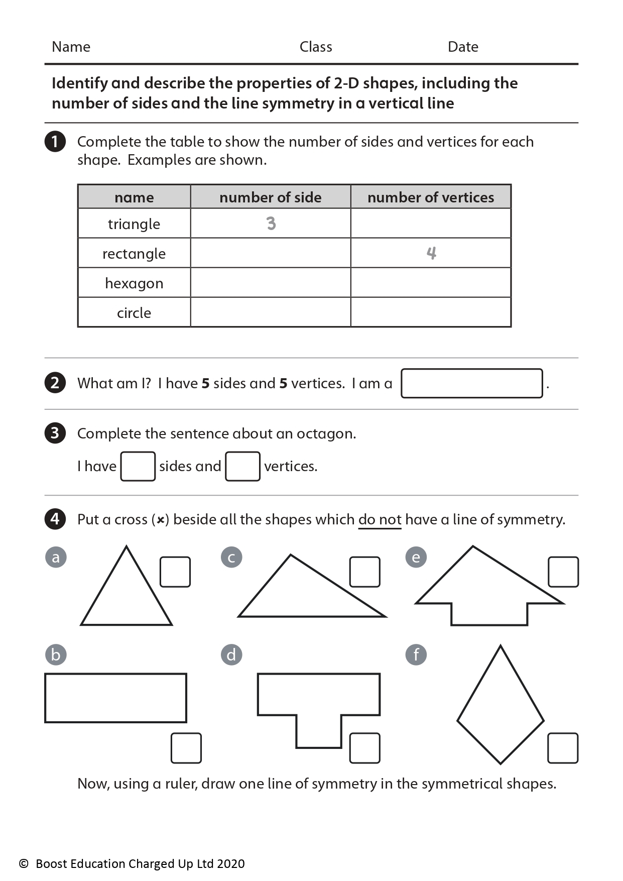 Free Printable Worksheets To Download UK Boost Education