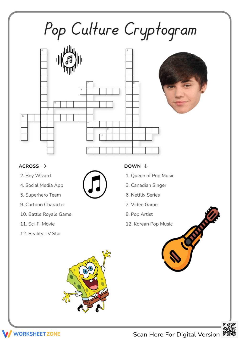 Pop Culture Icon Crossword