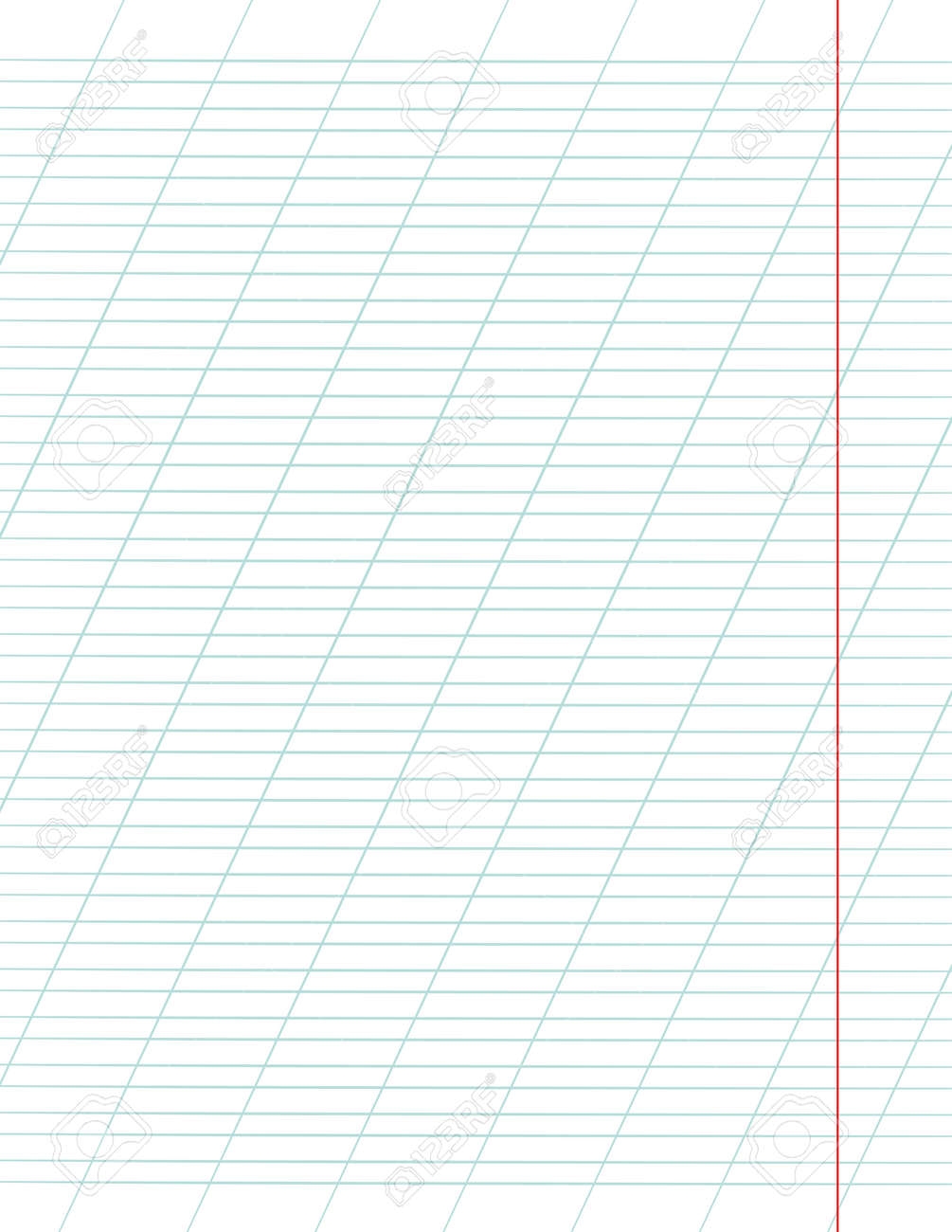 Diagonal Graph Paper Printable